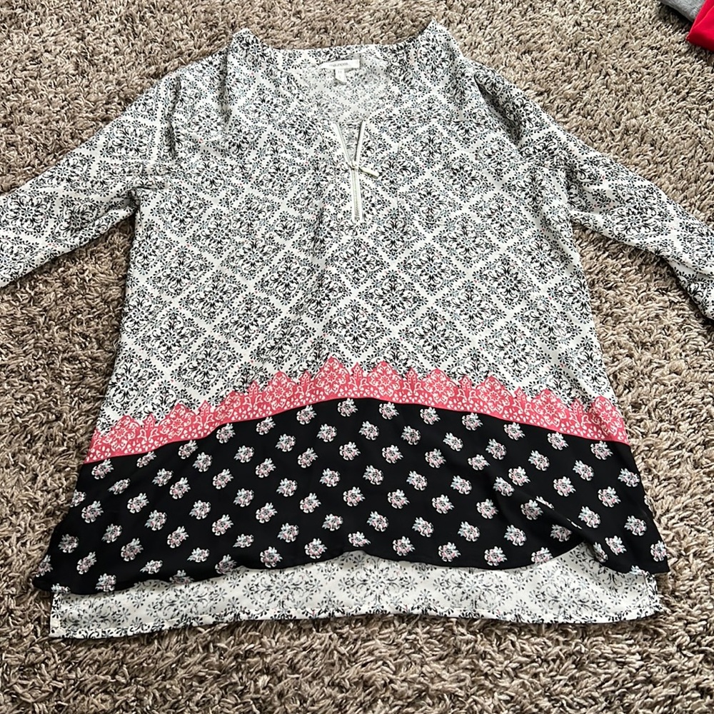 Light weight patterned blouse